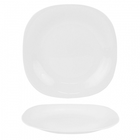 Тарелка мелкая 26x26см квадратная