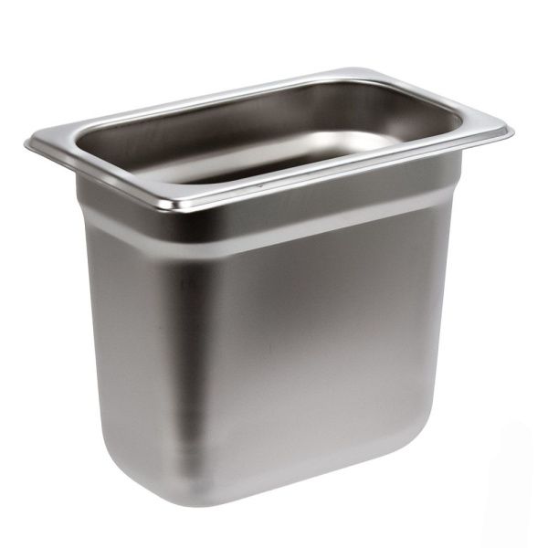 Гастроёмкость 1/9, 176 х 108 х (h)150 мм, нерж. сталь