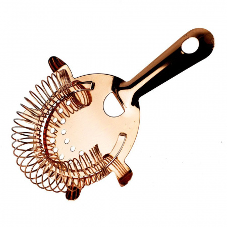 Стрейнер барный на 4 ушка, медный