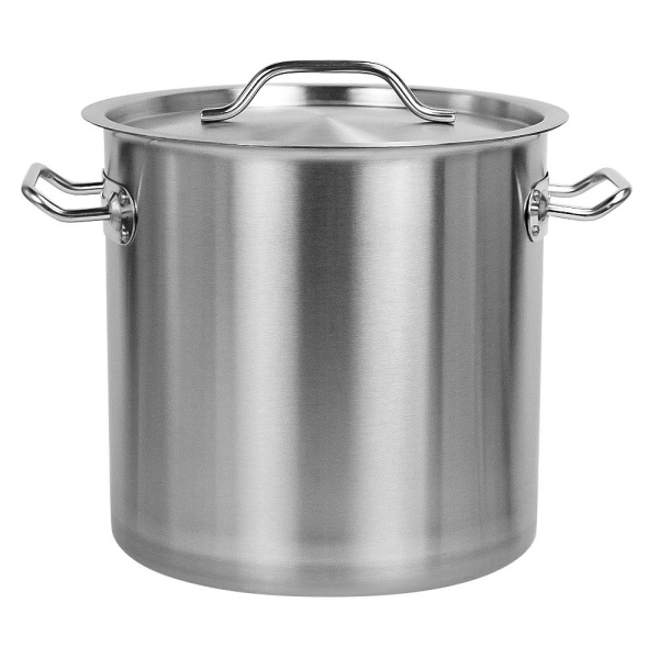 Кастрюля 20 л, 300 x 300 мм нерж с сэндвич-дном, крышка