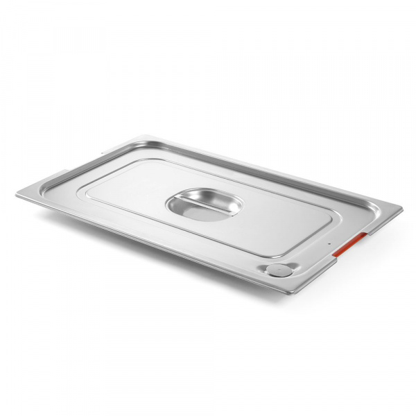 Крышка гермитичная для GN 1/2, 325x265 мм с выемками для ручек