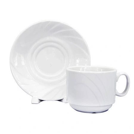 Чайная пара: чашка 220 мл и блюдце