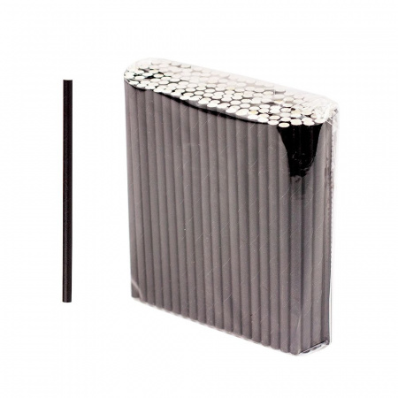 Трубочки бумажные (d)6x140мм для коктейлей (150шт.)