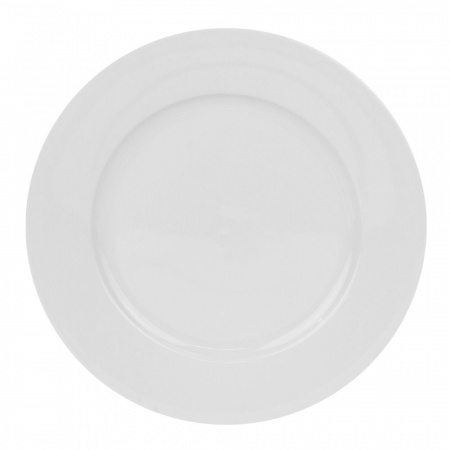 Тарелка мелкая (d)26см, широкий борт