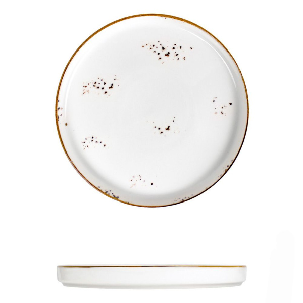 Тарелка мелкая (d)23см с бортом