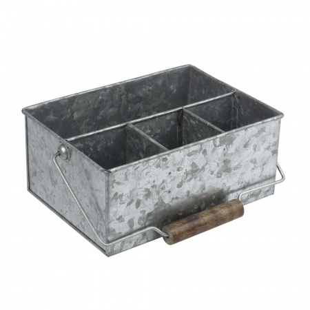 Лоток для приборов 25,5x18,5x(h)12 см, 4 ячейки