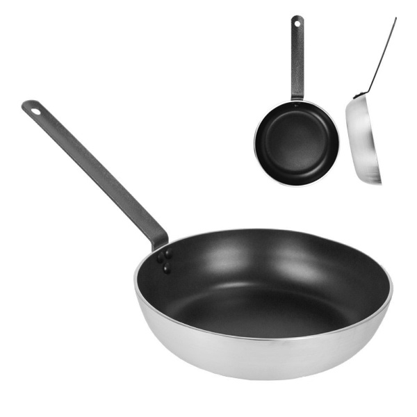 Сковорода (d)28x(h)7,0см глубокая с антипригарным покрытием, для индукции