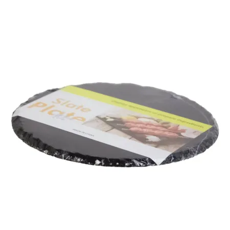 Блюдо Д=20 см, круглое, сланец