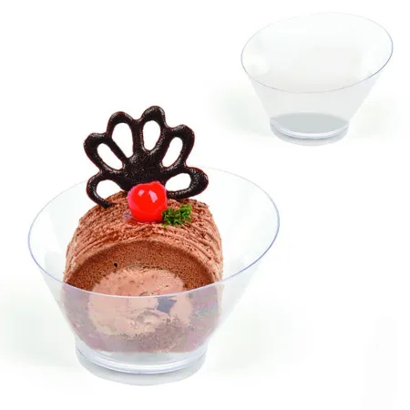 Фуршетный пластик, 200 мл, (d)105 х (h)70 мм, 10 шт./уп.