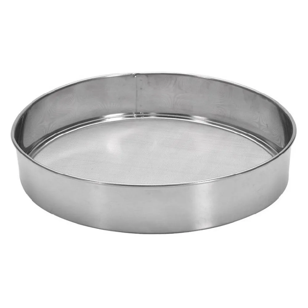 Сита лабораторные слм -200. D=12,h=5,l=26см металлич. Сито 0,063. Сито 1 мм ячейка. Нерж.