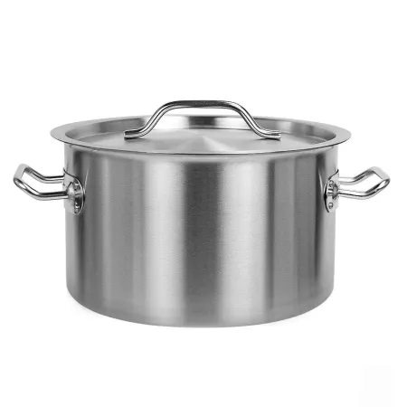 Кастрюля 8 л, 260 x 150 мм нерж с сэндвич-дном, крышка