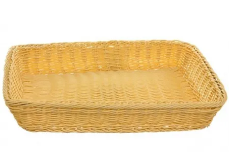 Корзина прямоугольная укреплённая 40х29х(h)6,5 см